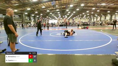 154 lbs Round Of 16 - Duke Martin, Mat Assassins vs Aiden Castro, PA Alliance Blue