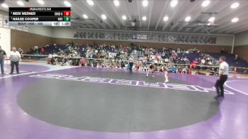 100 lbs 1st Place Match - Hailee Cooper, Riverton vs Meri Werner, Chadron Girls