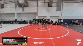 41 lbs 3rd Place Match - Santana Rosales, Amped Wrestling Club vs Carson Steinocher, Katy Area Wrestling Club