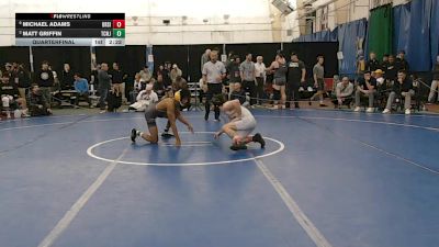 125 lbs Quarterfinal - Matt Griffin, Tcnj vs Michael Adams, Ursinus