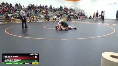 157-165 B Round 3 - Mikey Holcom, Urbandale vs Anthony Zachar, Cedar Rapids Kennedy