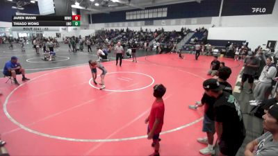 63 lbs Cons. Semi - Thiago Wong, Legacy Wrestling Center vs Jaren Mann, Rancho Bernardo Wrestling Club