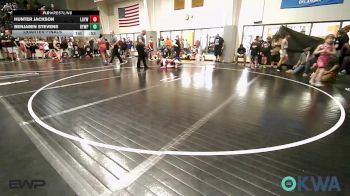 96 lbs Quarterfinal - Hunter Jackson, Locust Grove Youth Wrestling vs Benjamin Stevens, Beggs Youth Wrestling Program