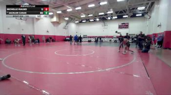 105 lbs Cons. Round 4 - Michelle Rialmo, Yucca Valley vs Jacelun Casas, Norco