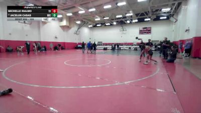 105 lbs Cons. Round 4 - Michelle Rialmo, Yucca Valley vs Jacelun Casas, Norco