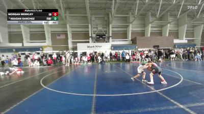 49 lbs Semifinal - Morgan Merkley, Uintah Wrestling vs Keagan Sanchez, Sanderson Wrestling Academy