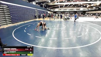 157 lbs Champ. Round 2 - Julian Everitt, NAPS vs Vincent Genna, The College Of New Jersey