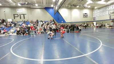 90 lbs Champ. Round 1 - Harper West, Aviator Wrestling Academy vs Tilanahleisha Lave-Paleafei, Unattached