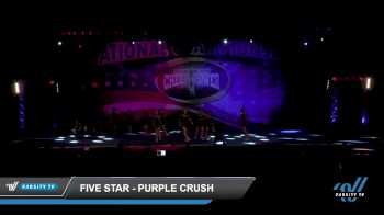 Five Star - Purple Crush [2022 L2 Youth - Small - B Day 1] 2022 American Cheer Power Columbus Grand Nationals