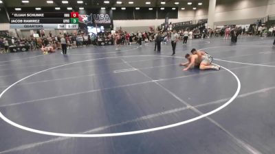 285 lbs Quarters - JACOB RAMIREZ, Grand Prairie High School Wrestling vs Elijah Schunke, Heartland Wrestling Academy