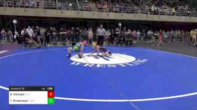 100 lbs Round Of 16 - Ryan Swingle, Keyser, WV vs Tristan Rosemeyer, Turnersville, NJ