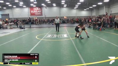 62 lbs Cons. Round 2 - Easton Rohr, Rangers Wrestling Club vs Declan Beard, Glenvar