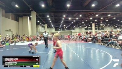 70 lbs Round 3 (6 Team) - Kellan Dunn, Gladiator WA vs Jayden Otto, Predator WC