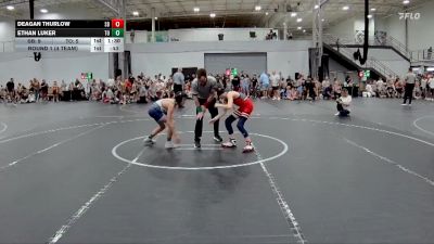 84 lbs Round 1 (4 Team) - Deagan Thurlow, Smitty`s Barn vs Ethan Luker, The Outsiders