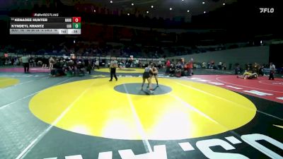 4A/3A/2A/1A Girls 140 Cons. Round 2 - Kenadee Hunter, Harrisburg Girls vs Kyndeyl Krantz, La Grande Girls