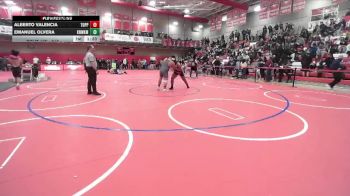 215 lbs Champ. Round 2 - Alberto Valencia, Toppenish vs Emanuel Olvera, Kennewick