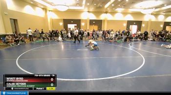 75 lbs Semifinal - Caleb Heyder, Sanderson Wrestling Academy vs Wyatt Byrd, Wyoming Underground