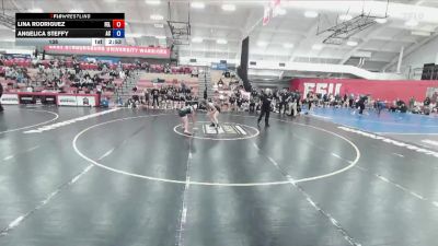 138 lbs Round 4 (12 Team) - Angelica Steffy, Adrian College vs Lina Rodriguez, Felician