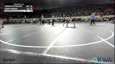 115 lbs Consi Of 8 #2 - Kadence Rutherford, Grove Takedown Club vs Alexis Johnson, Blaine County Grapplers