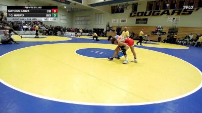 141 lbs Quarterfinal - Mathius Garza, Etiwanda vs Cj Huerta, Buchanan