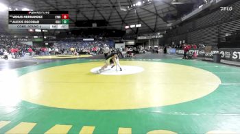 Girls 3A 140 lbs Cons. Round 4 - Alexis Escobar, Kelso (Girls) vs Venus Hernandez, Lynnwood (Girls)