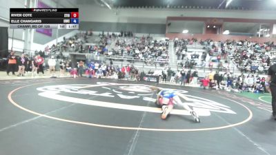 53 kg Champ. Rd Of 128 - River Cote, Stioc vs Elle Changaris, Iron Horse Wrestling Club