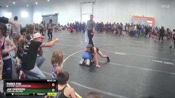 75 lbs Quarterfinal - Jax Emerson, Carolina Reapers vs Parks Fox, Eastside Youth Wrestling