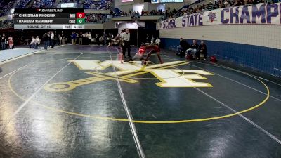 126 lbs Round Of 16 - Christian Phoenix, Military Magnet vs Raheem Rambert, Chester