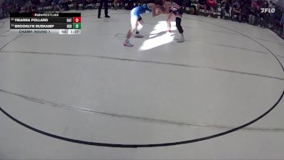 117 lbs Champ. Round 1 - Tiearra Pollard, NATF vs Brooklyn Ruskamp, Nebraska