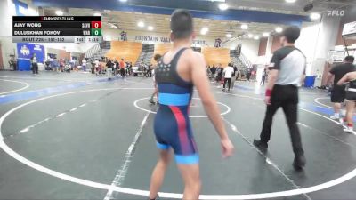 83-97 lbs Semifinal - Caleb Delfin, Lion Of Judah Wrestling Academ vs Micah Villatoro, Jets