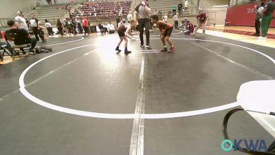 67 lbs Rr Rnd 5 - Levi Ezell, Tulsa North Mabee Stampede vs Brody Schechter, Perry Wrestling Academy