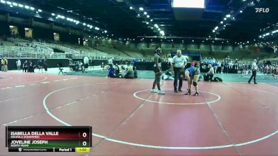 190 lbs Cons. Round 4 - Isabella Della Valle, Osceola (Kissimmee) vs Joveline Joseph, North Miami