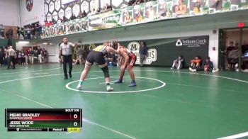 215 lbs Quarterfinal - Mehki Bradley, Mansfield Senior vs Jesse Wood, New Lexington