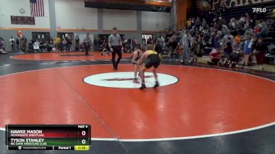 86 lbs 1st Place Match - Tyson Stanley, Big Game Wrestling Club vs Hawke Mason, Mcdominate Wrestling