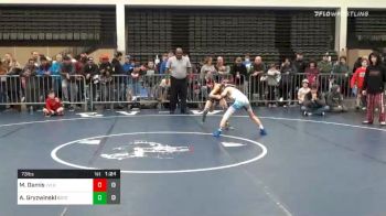 73 lbs Prelims - Mason Damis, Level Up MS vs Austin Gryzwinski, Beast Of The East MS