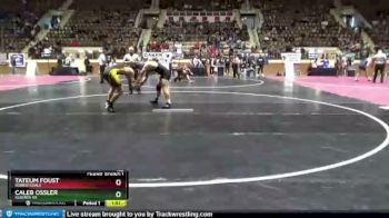 182 lbs Champ. Round 1 - Caleb Ossler, Elberta HS vs Tateum Foust, Robertsdale