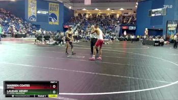 126 lbs Cons. Round 2 - Warren Coates, Smyrna vs Laudan Henry, St Peter Prepatory