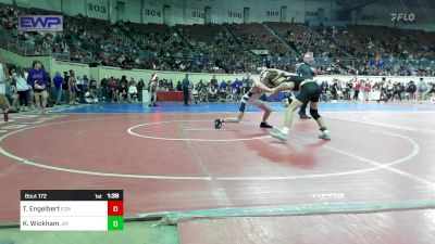 118 lbs Round Of 16 - Turner Engelbert, Edmond North vs Kolby Wickham, Jay