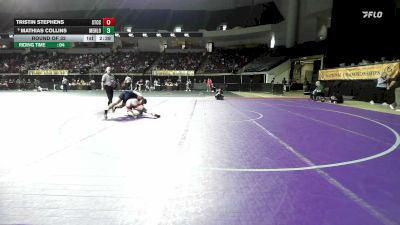 184 lbs Round Of 32 - Tristin Stephens, Springfield Technical CC vs Mathias Collins, Menlo College (NCAA)
