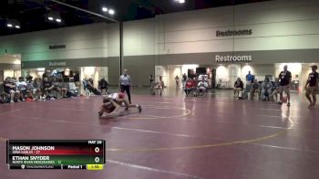 152 lbs Round 5 (6 Team) - Ethan Snyder, North River Mercenaries vs Mason Johnson, Iowa Gables