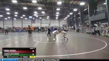 80 lbs Round 3 - Mateo Gallegos, PA Gold vs Eddie Woody, Agression Legionaries