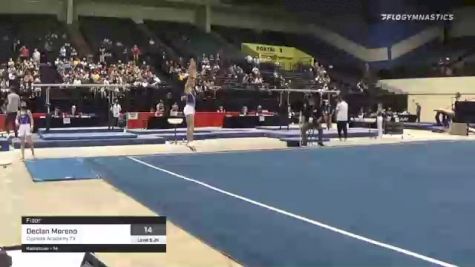 Declan Moreno - Floor, Cypress Academy TX - 2021 USA Gymnastics Development Program National Championships