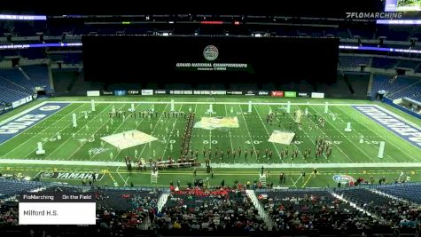 Milford H.S. "FloMarching" at 2019 BOA Grand National Championships, pres. by Yamaha