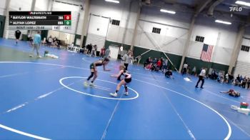79-86 lbs 2nd Place Match - Baylor Waltemath, 308 Wrestling Academy vs Aliyah Lopez, Warrior Wrestling Academy