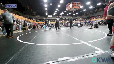 Consolation - Clay Blankenship, Mustang Bronco Wrestling Club vs Ryker Williams, Harrah Little League Wrestling