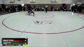 157 lbs Cons. Round 1 - Erik De Tomusi, Rio Vista vs Marcus Vo, Milpitas