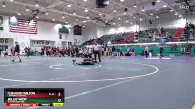 126 lbs 3rd Place Match - D`Shaeon Wilson, Lawrence Central vs Julius West, Warren Central