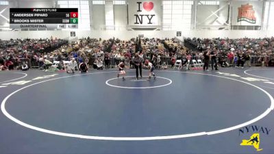 47 lbs Quarterfinal - Brooks Mister, SV Saber Den Wrestling vs Andersen Piparo, 518 Grapplers