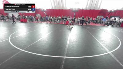 100 lbs Semifinal - Jayce Leclaire, Team Nazar Training Center vs Monti Fry, Victory School Of Wrestling