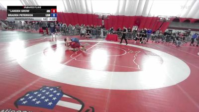 190 lbs Quarterfinal - Landen Grow, Askren Wrestling Academy vs Braden Peterson, La Crosse Area Wrestlers